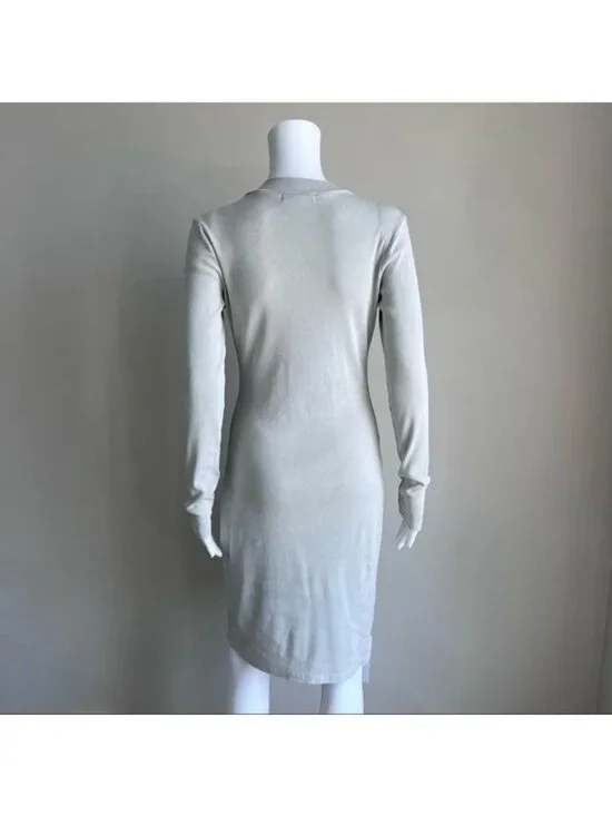 Young Fabulous & Broke Long Sleeve Mock Neck Dress - M - Picture 2 of 7